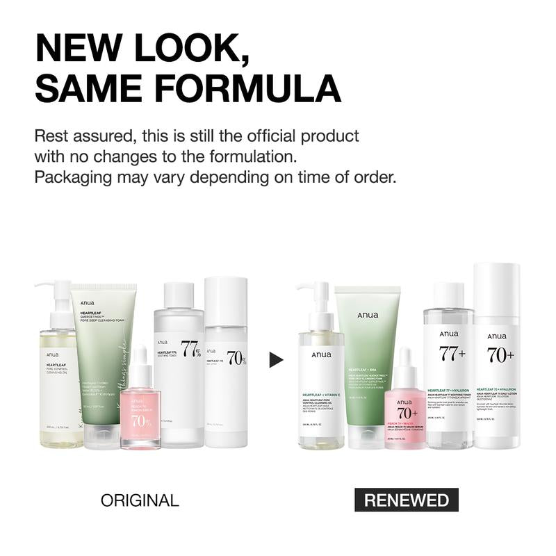 Achieve Radiant Glass Skin with Anua's Complete Korean Skincare Set - Oil Cleanser, Deep Cleansing Foam, Heartleaf Toner, Brightening Serum, and Calming Moisturizer for Youth & Adults!