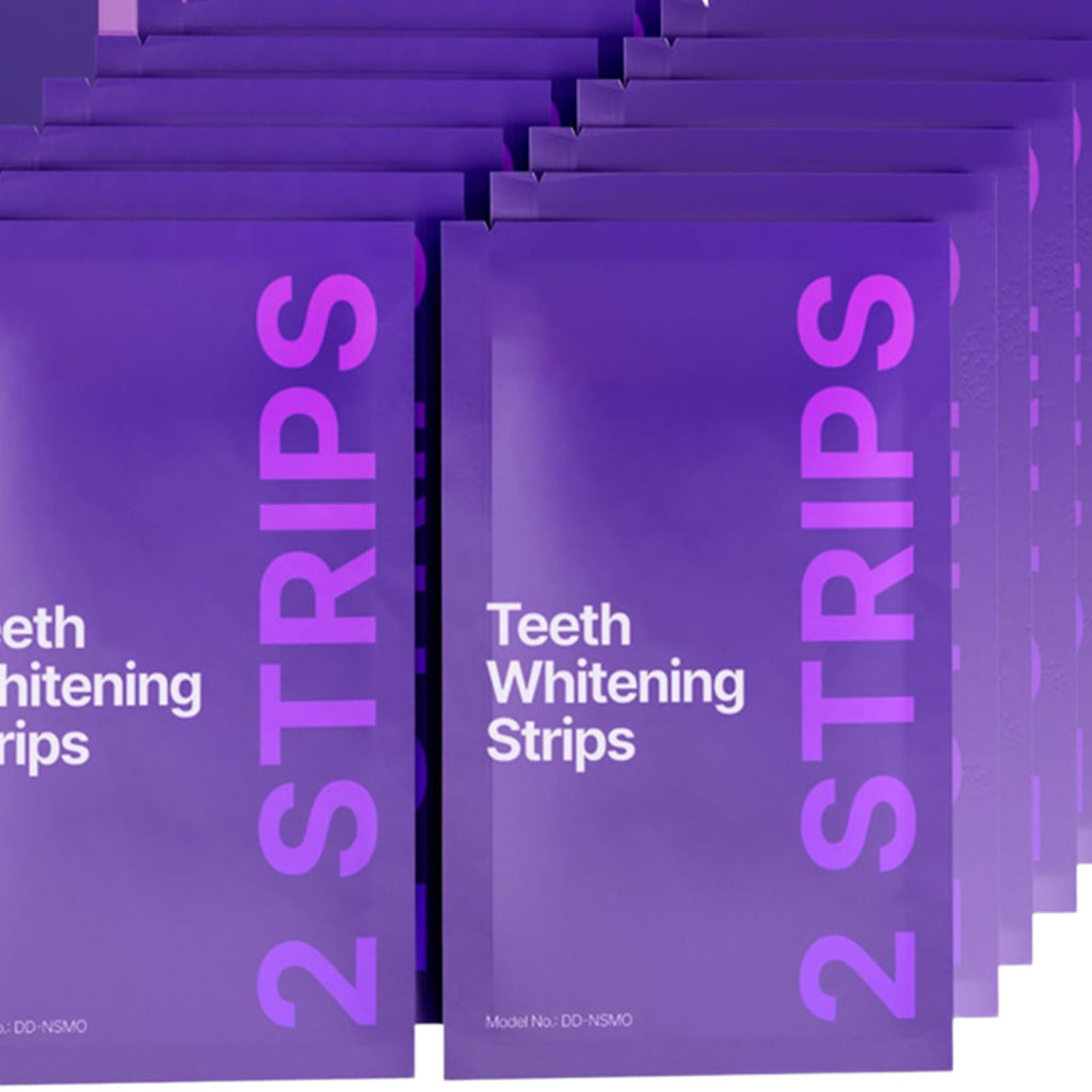 Transform Your Smile with Non-Toxic Enamel-Safe Teeth Whitening Strips - 14 Fast-Acting Strips for a Brighter, Confident You!